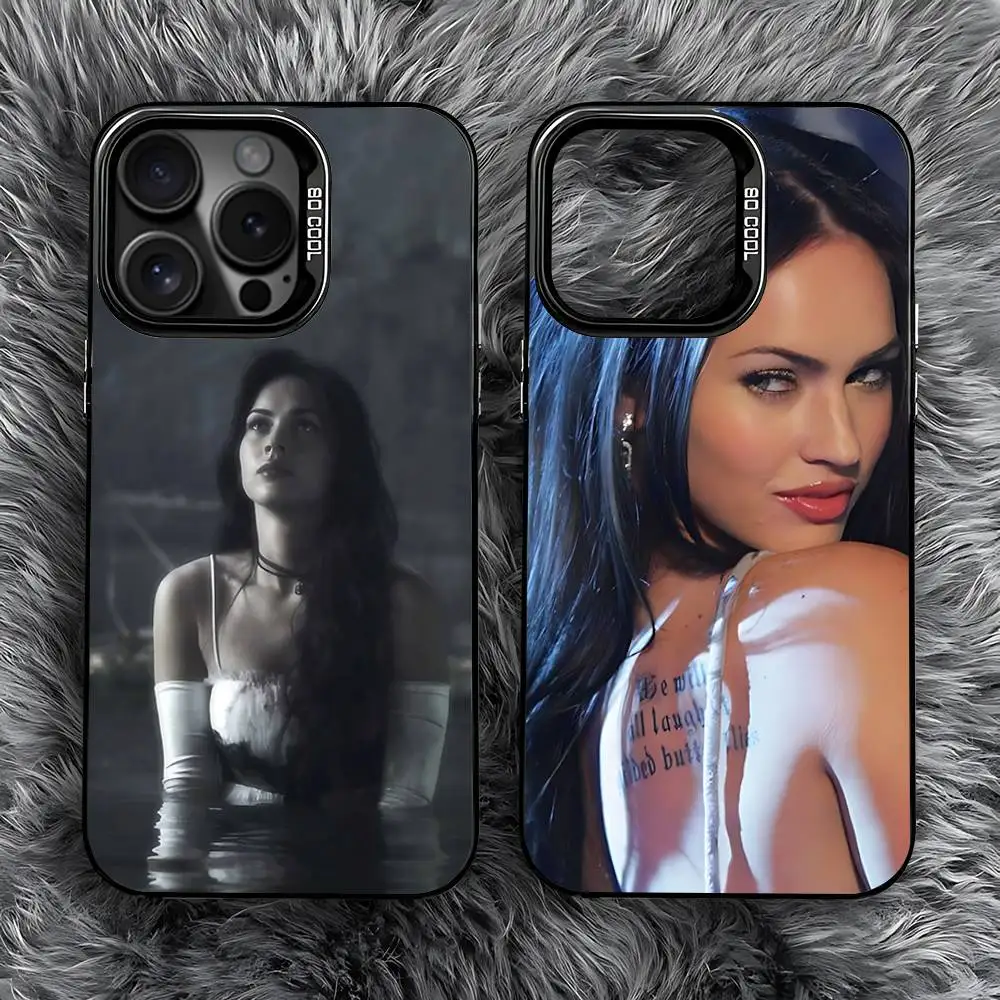 

Megan Fox Jennifers Body Phone Case For iPhone 16,15,14,13,12,11,Pro,Max,Plus,Mini,SE Anti Fall Black Matte Hard Bumper
