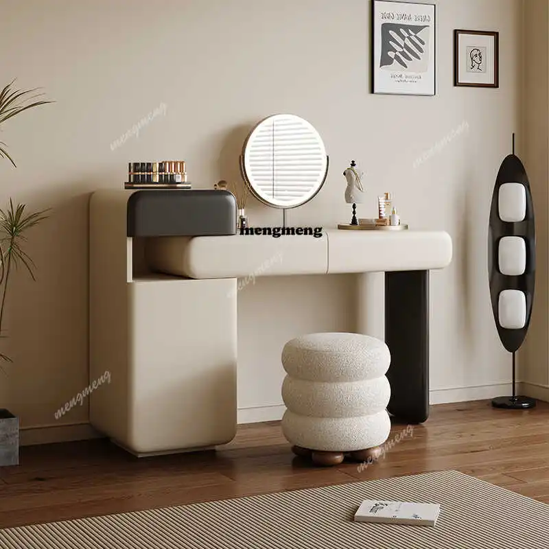 

Women Modern Vanity Table Bedroom White Storage Cabinet Dressing Table Mirror Chair Desk Cheap Mesa De Maquillaje Home Furniture