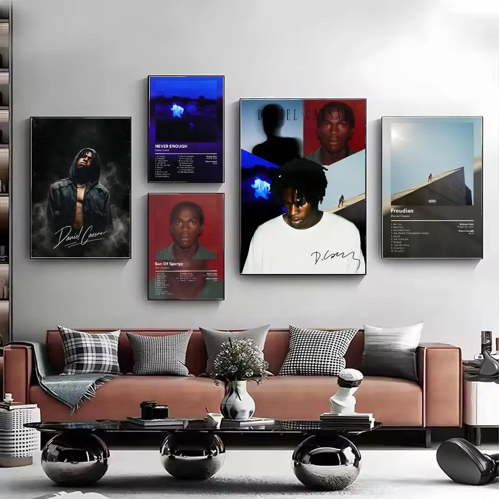 Singer Daniel Caesar Album Poster Stylish Wall Art Print for Living Room Bedroom Study Office Café Home Decor Modern Gift