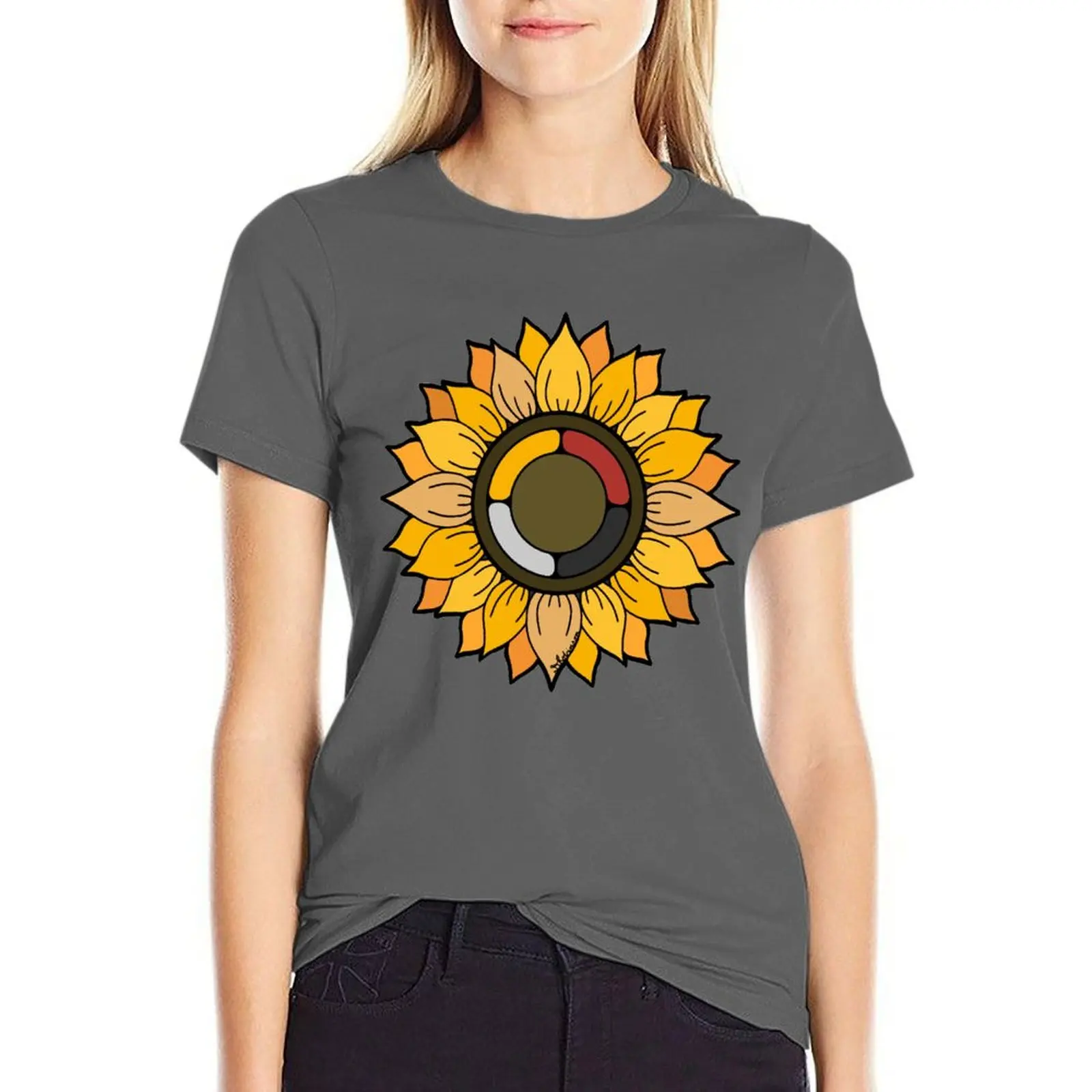 

Sunflower T-shirt summer tops summer clothes tshirts woman