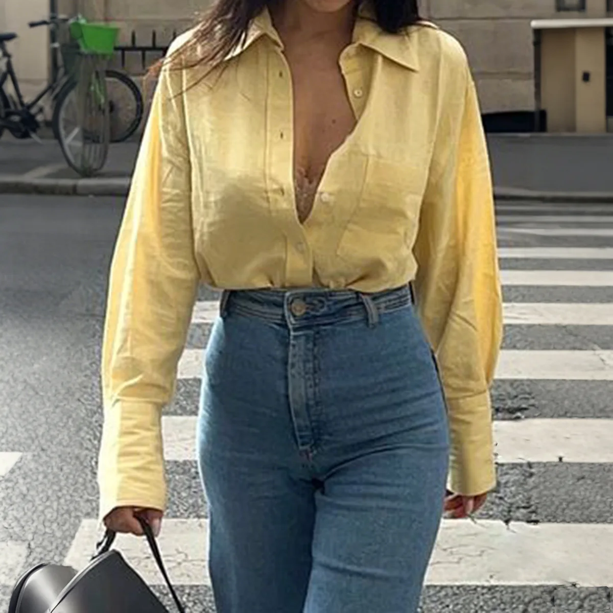 

2025 New Long Sleeve Women's T-Shirt Clothes Woman Clothing Top Women Basic All-Match Tops Casual Long Sleeve Women's Shirt