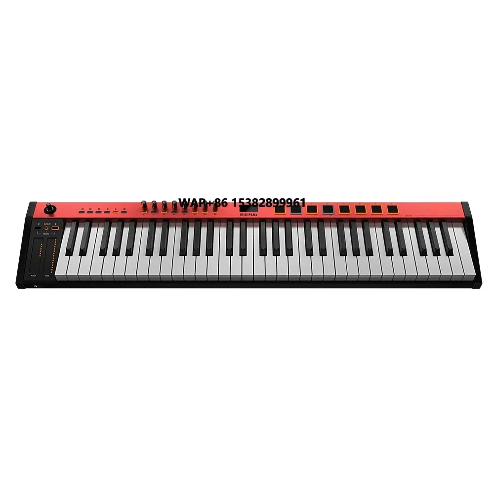 

Midiplus X6 PRO II 61 Key Midi Keyboard Controller Digital Music Audio Studio Piano 61-key for Wholesale Musical Instruments