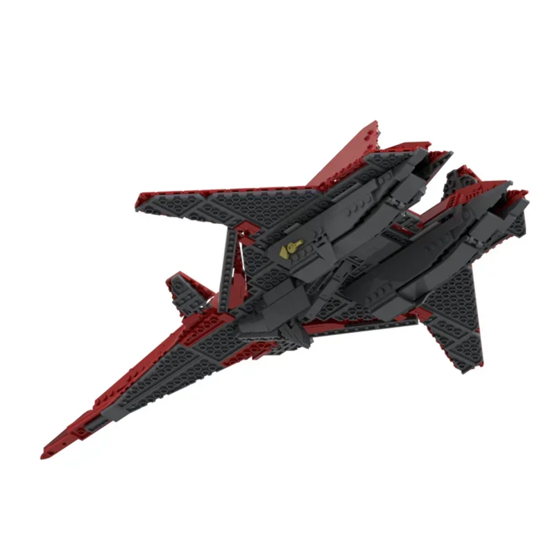 Chasseur militaire Moc briques de construction Ace Combat ADF-01 FALKEN modèle technologie de construction bloc modulaire bricolage jouet cadeaux de vacances