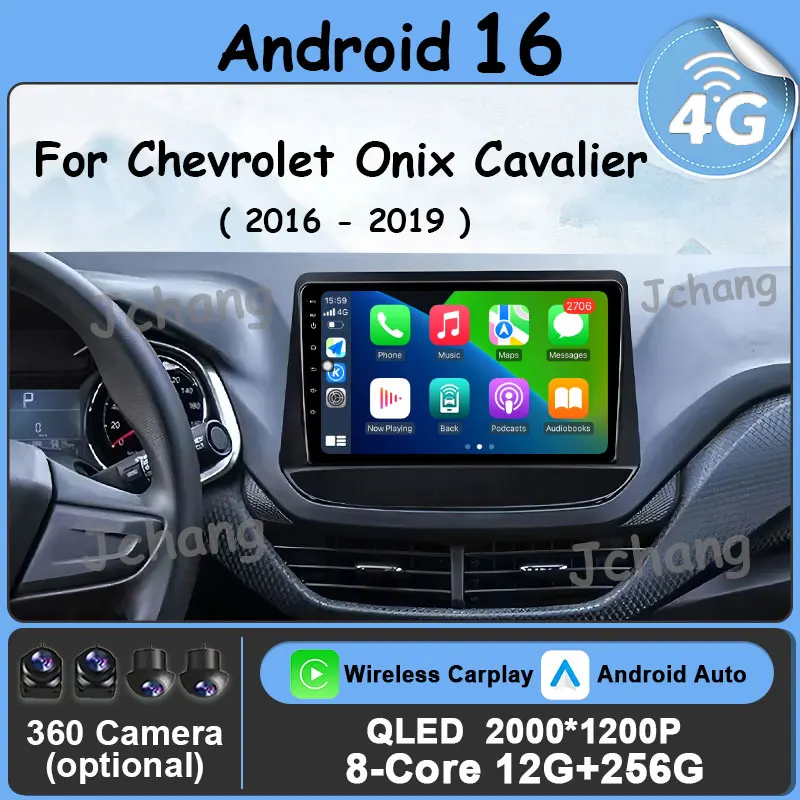 

Автомагнитола Carplay для Chevrolet Onix Cavalier 2016-2019, Android 16, GPS-навигация, видео, DSP, стерео, мультимедийный плеер, Wi-Fi, Bluetooth