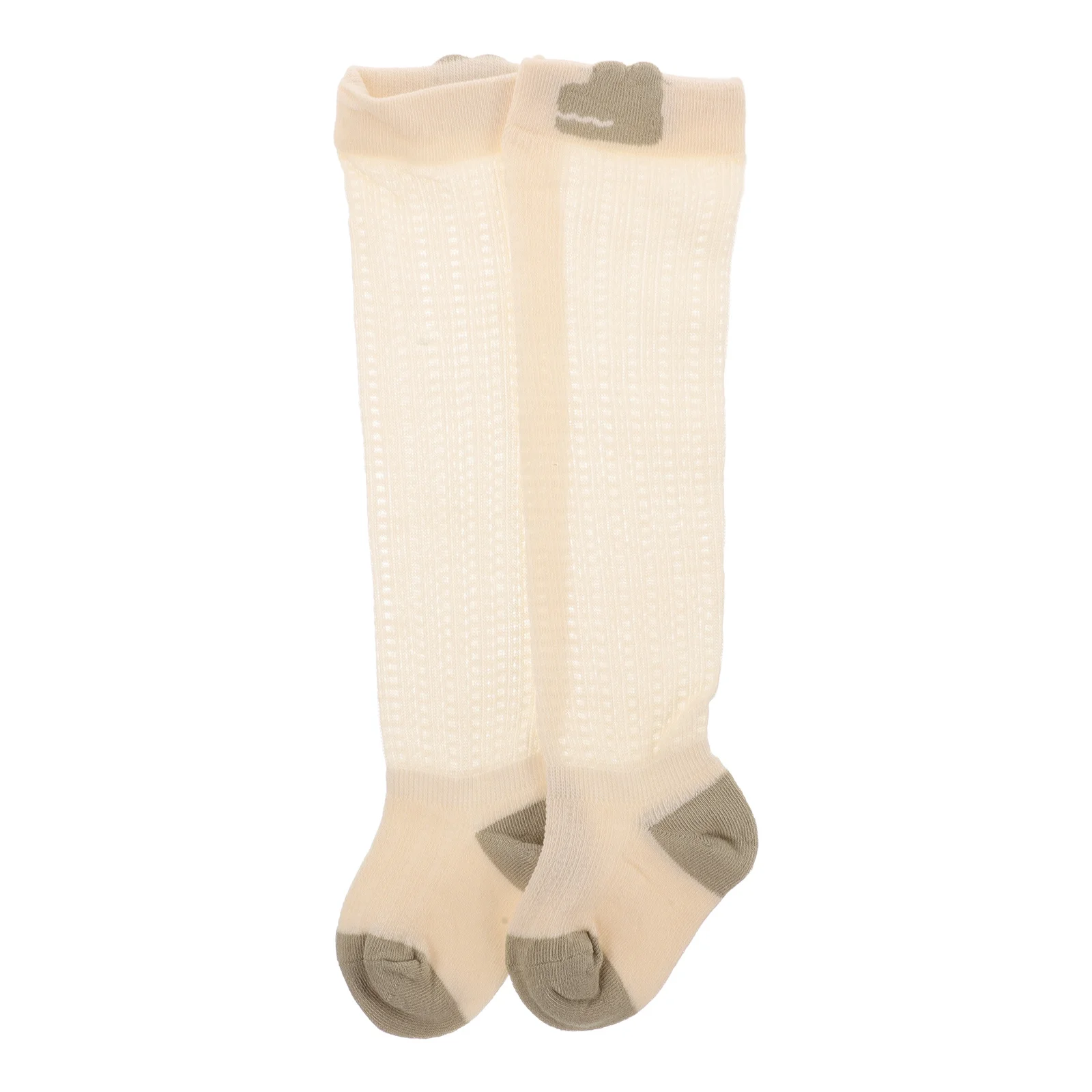 12 Uds. 1 par de calcetines largos antimosquitos para niños pequeños calcetines de algodón transpirables para niños cómodos calcetines elásticos sin costuras para bebés para niñas y niños