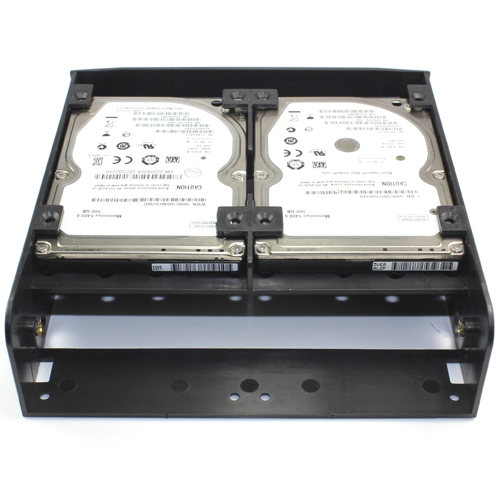 Oimester braket dudukan komputer, braket dudukan komputer Floppy Drive Bay 2.5 " / 3.5" HDD / SSD ke 5.25"