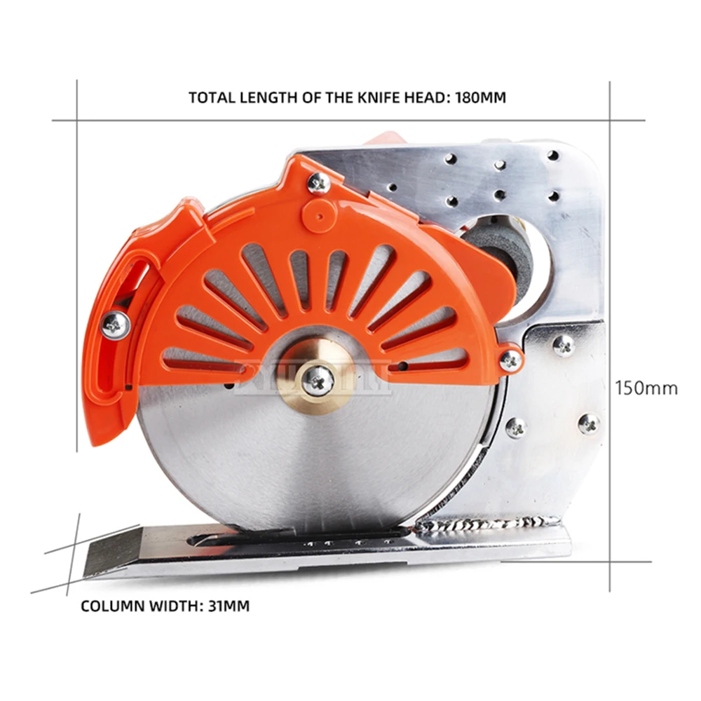 

Электрический станок для резки круглого ножа 24 В, станок для резки кожаной ткани с прямым приводом, электрические ножницы для одежды