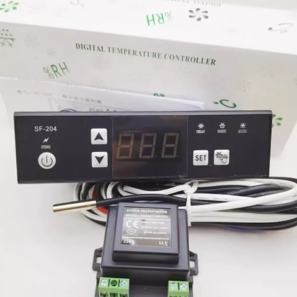 

Shangfang SF-204 Temperature controller Display cabinet temperature controller, freezer and snow cabinet electronic temperature