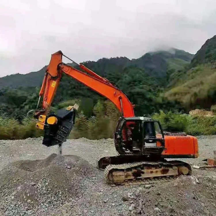 Hydraulic Crusher Bucket Excavator Concrete Rock Jaw Crushing Attachment Demolition Recycling Tool Heavy For 10-25T