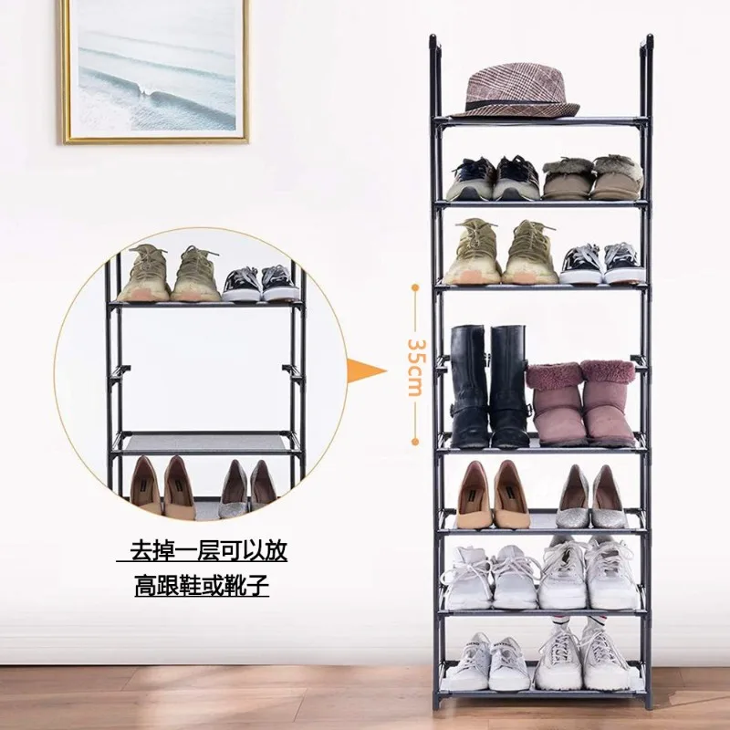 

8 Tier Standing Shoe Shelf High-capacity and Simple Shoe Cabinet Save Space Household Rack Student Dormitory Storage Cabinets