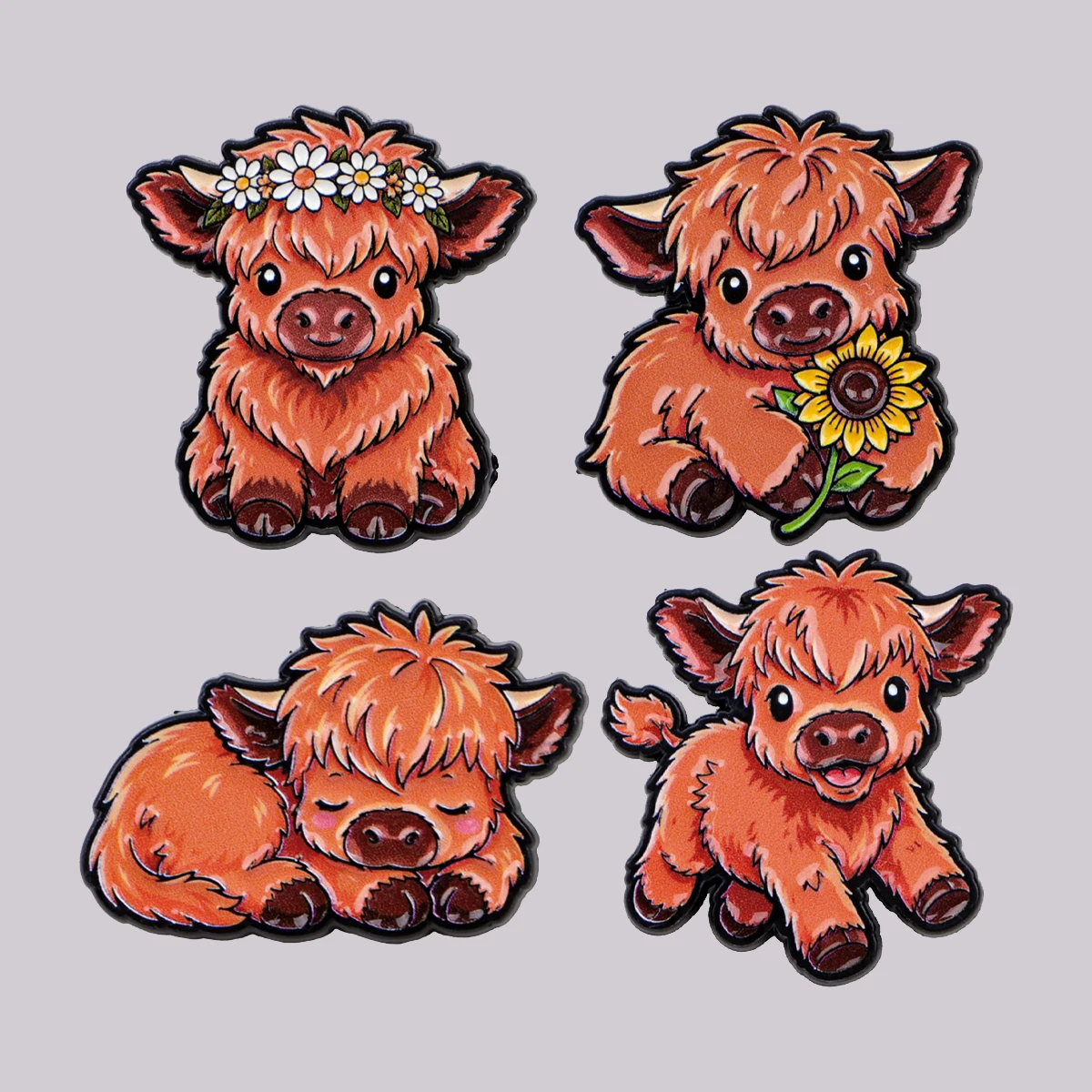 Cute Cow Enamel Pin Cattle Brooch Pines Lapel Pins Badge on Backpack Clothing Accessories Animal Jewelry Friends Gifts
