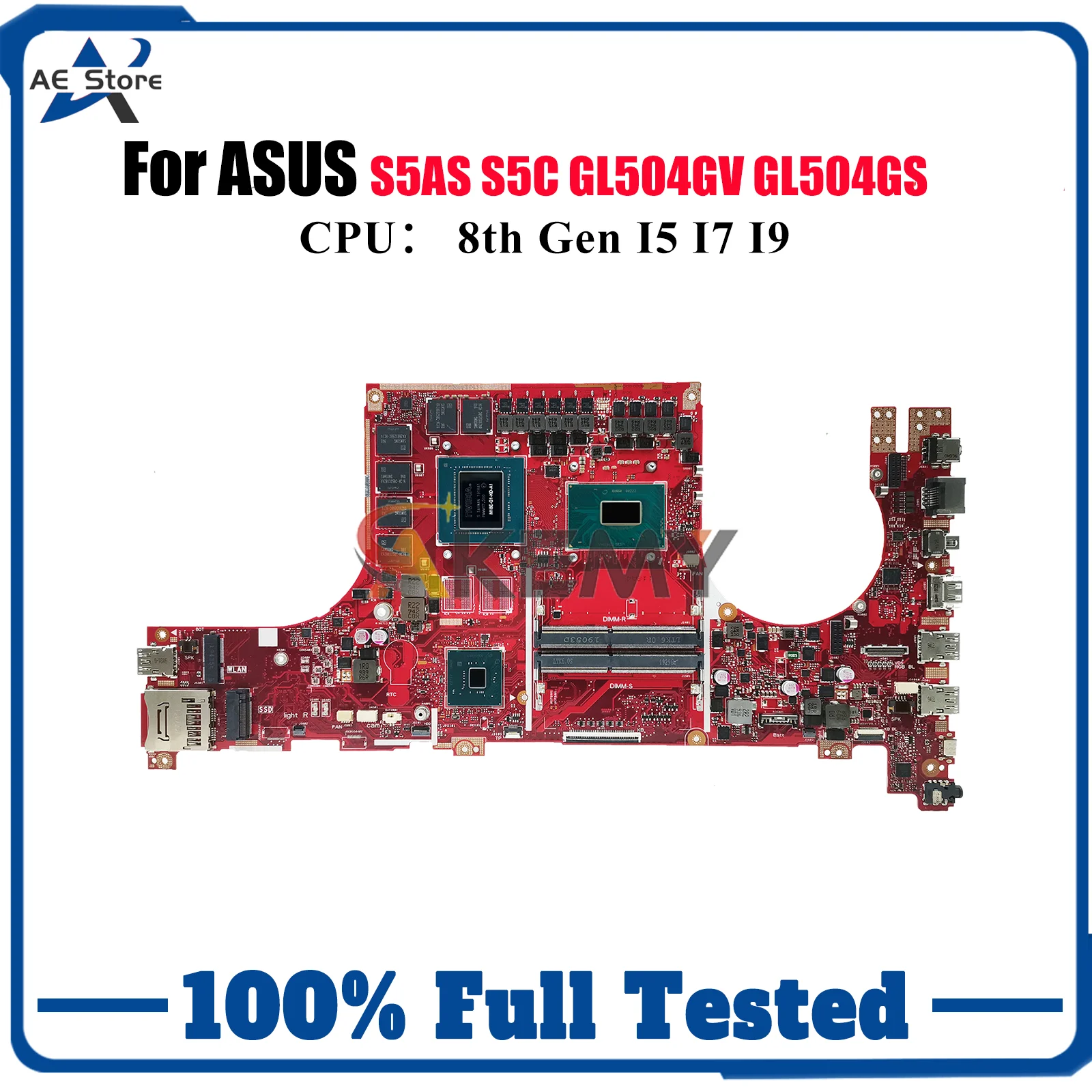 

GL504GV Материнская плата для ноутбука ASUS ROG Strix GL504GV GL504GM GL504G S5AS GL504GW S5C GL504GS Материнская плата с процессором I5 I7 I9 fast