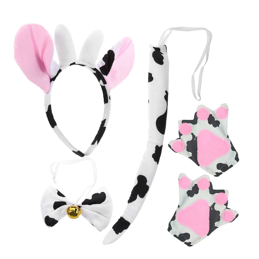 1Set Cow Costume Props Creative Design Stand Out in Crowd Perfect for Cosplay Stage Performance Party Gathering