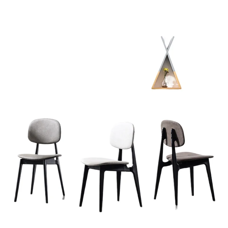

Modern minimalist home backrest stool