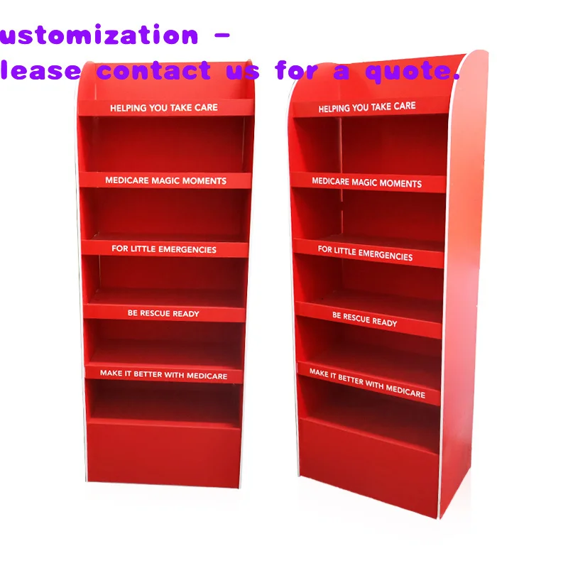 custom.Durable Display Stand Shelves Portable Shop Showroom Supermarket Model Easy Assembly PVC Foam Board Display Shelf