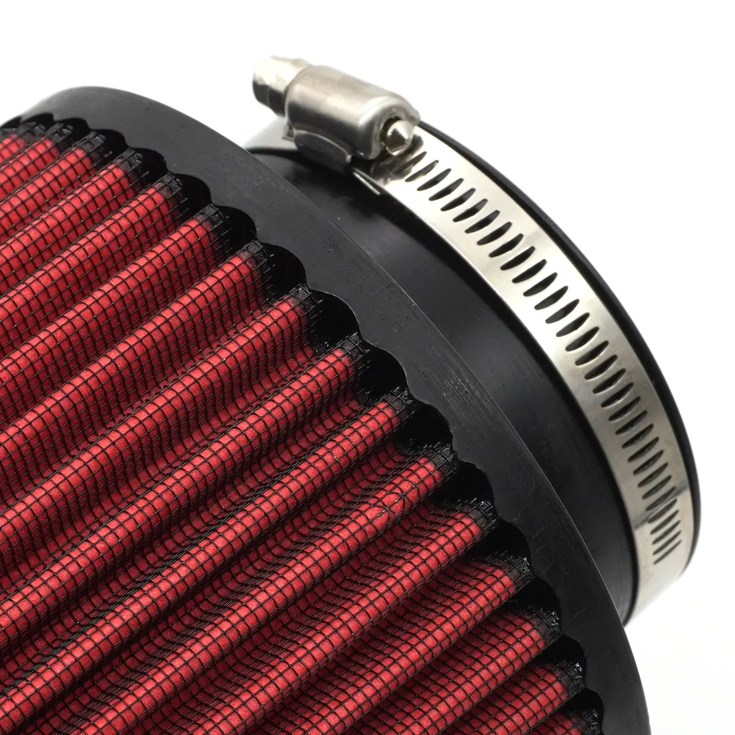 Car 76MM 89MM Performance High Flow Air Filter Universal Cold Cone Air Intake Filters 3\