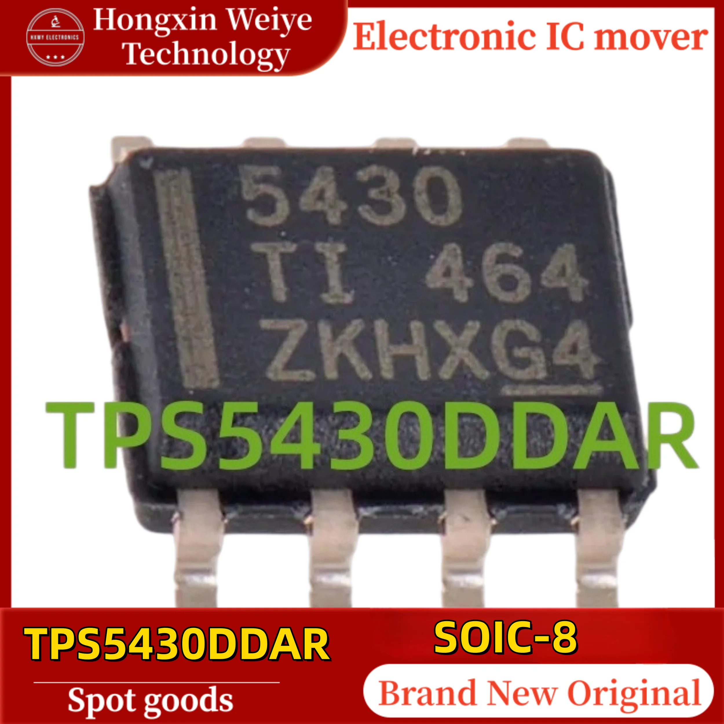 

(10/30/50 pieces) TPS5430DDAR with Silkscreen Mark 5430 SOIC-8 DC-DC Buck Regulator IC Original Brand New In Stock Fast Shipping