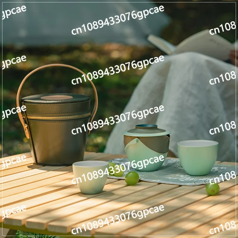 Outdoor Camping Tea Set Ladies Exquisite Tea Set One Person Drink Portable Travel Tea Set