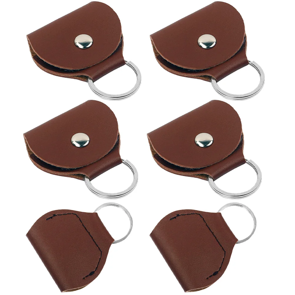 6 قطعة حامل اختيار الجيتار يستخدم قوي على المدى الطويل مقاوم للكسر مدمج خفيف الوزن لملحقات الموسيقيين أثناء التنقل #2