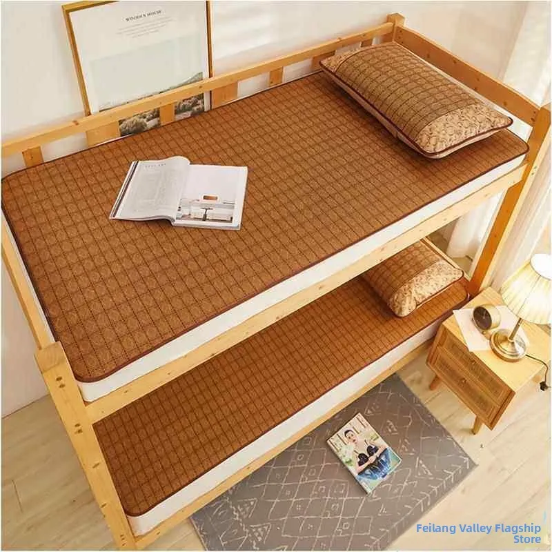 

Thickened 2M Summer Vine Mat 18M Double Bed Dormitory Student Cool Mat Foldable Grass Mat for General Adults Spring