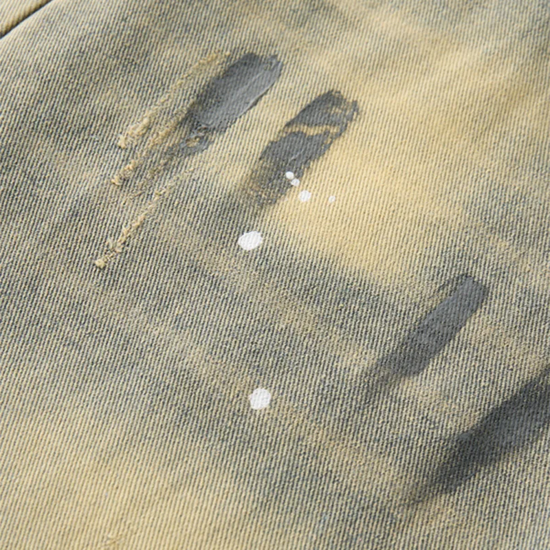 Chique design oversized denim broek herfst trendy dagelijks woon-werkverkeer bijpassende jeansbroek retro gewassen rechte broek met wijde pijpen