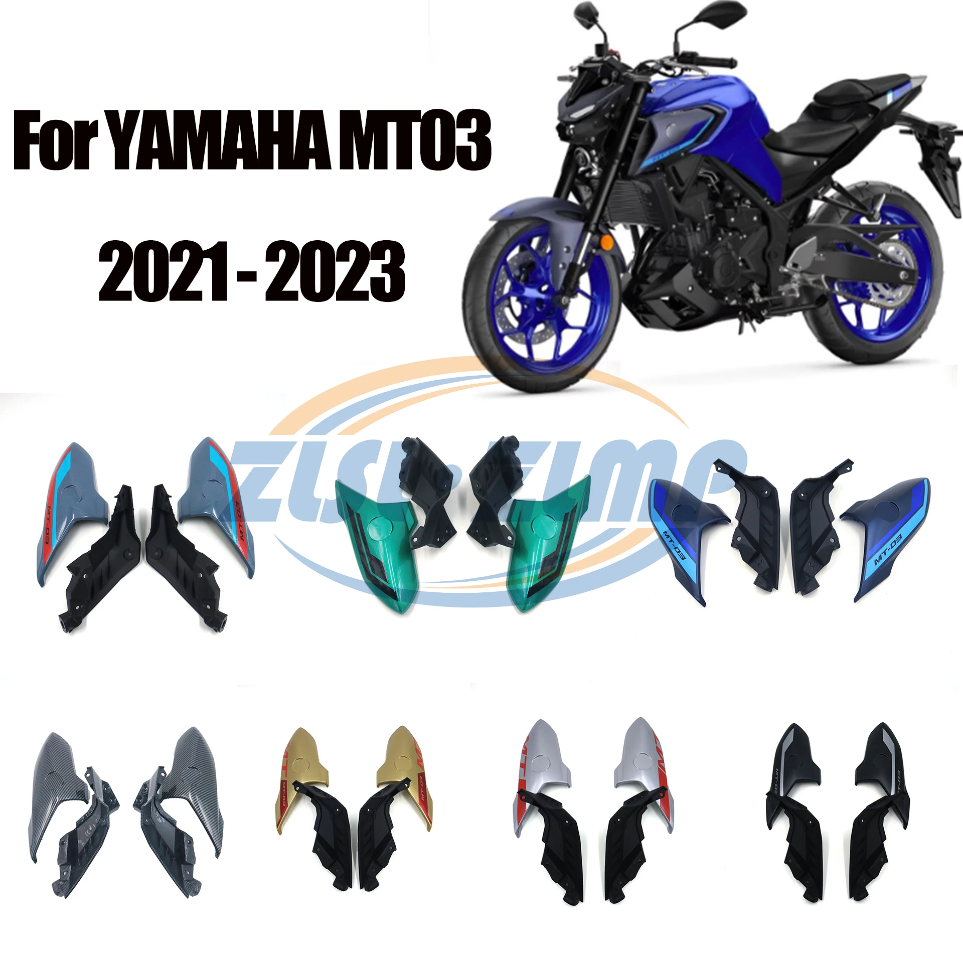 

For YAMAHA MT03 MT-03 MT 03 2021 2022 2023 Motorcyckle Air Intake Cover Left Right Side Panel Tank Fairing Accessories