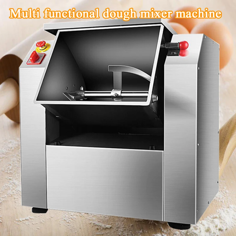 Commercial Dough mixer 25kg horizontal Dough Kneading machine 2200W 220V Stainless steel Bucket Flour mix machine