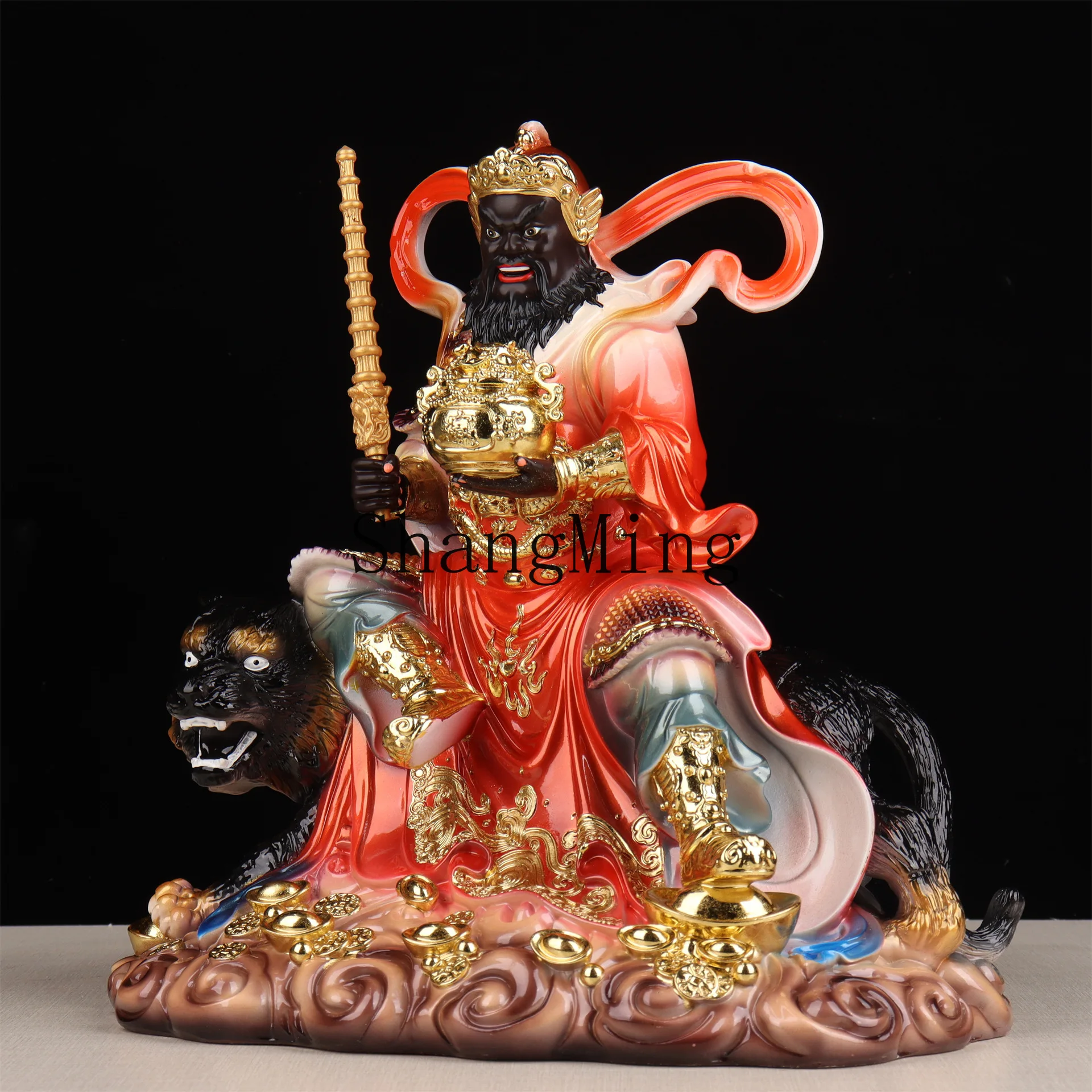 

PYH God of Wealth Zhao Gongming Statue of God of Wealth is dedicated to the town house to attract wealth