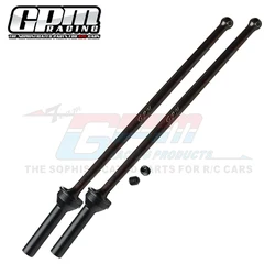 GPM for ARRMA 1/7 Big Rock 1/8 Kraton Outcast Notorious EXB 6S Metal Steel Rear CVD Drive Shaft Dog Bones AR310459 + AR310591