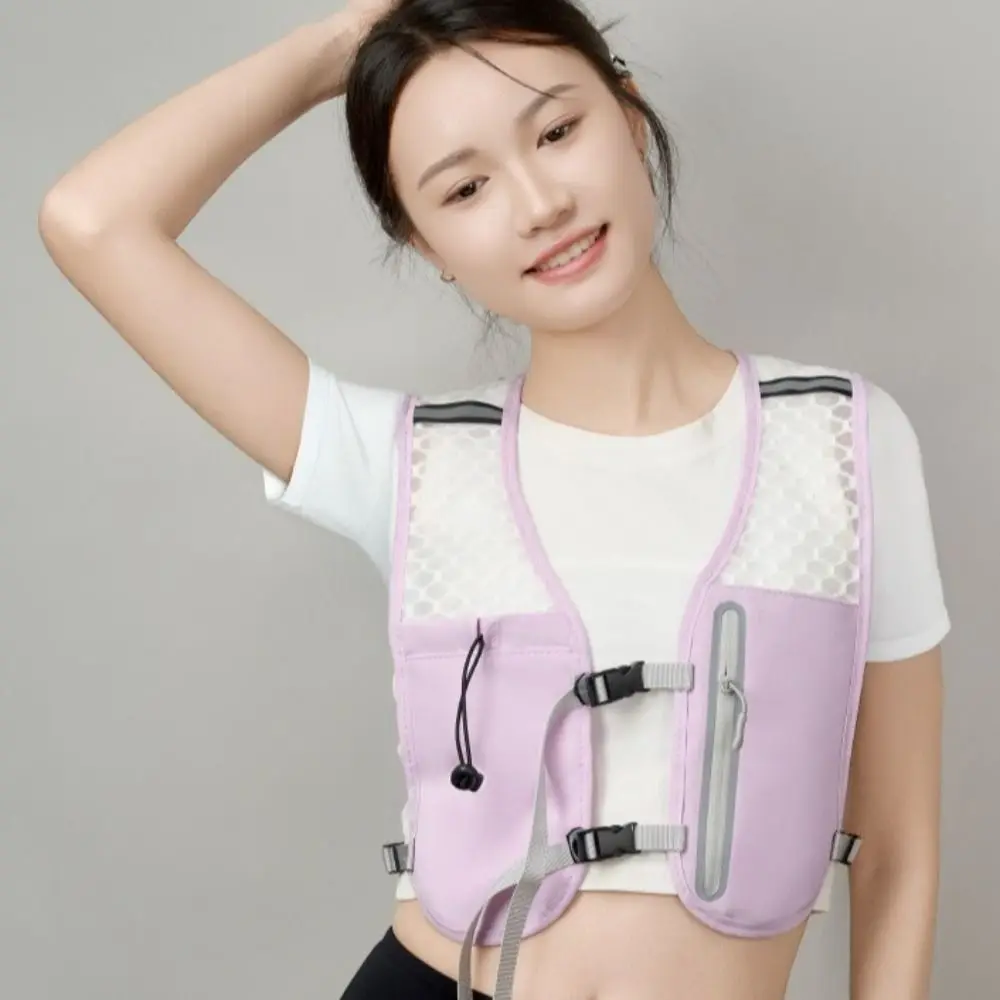 

Breathable Hydration Running Vest Lightweight Reflective Design Hydration Vest Sport Bag Multifunctional Convenient