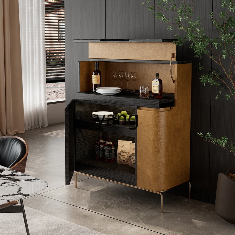 LHH1  Cream Style Side Cabinet Minimalist Light Luxury Restaurant Locker