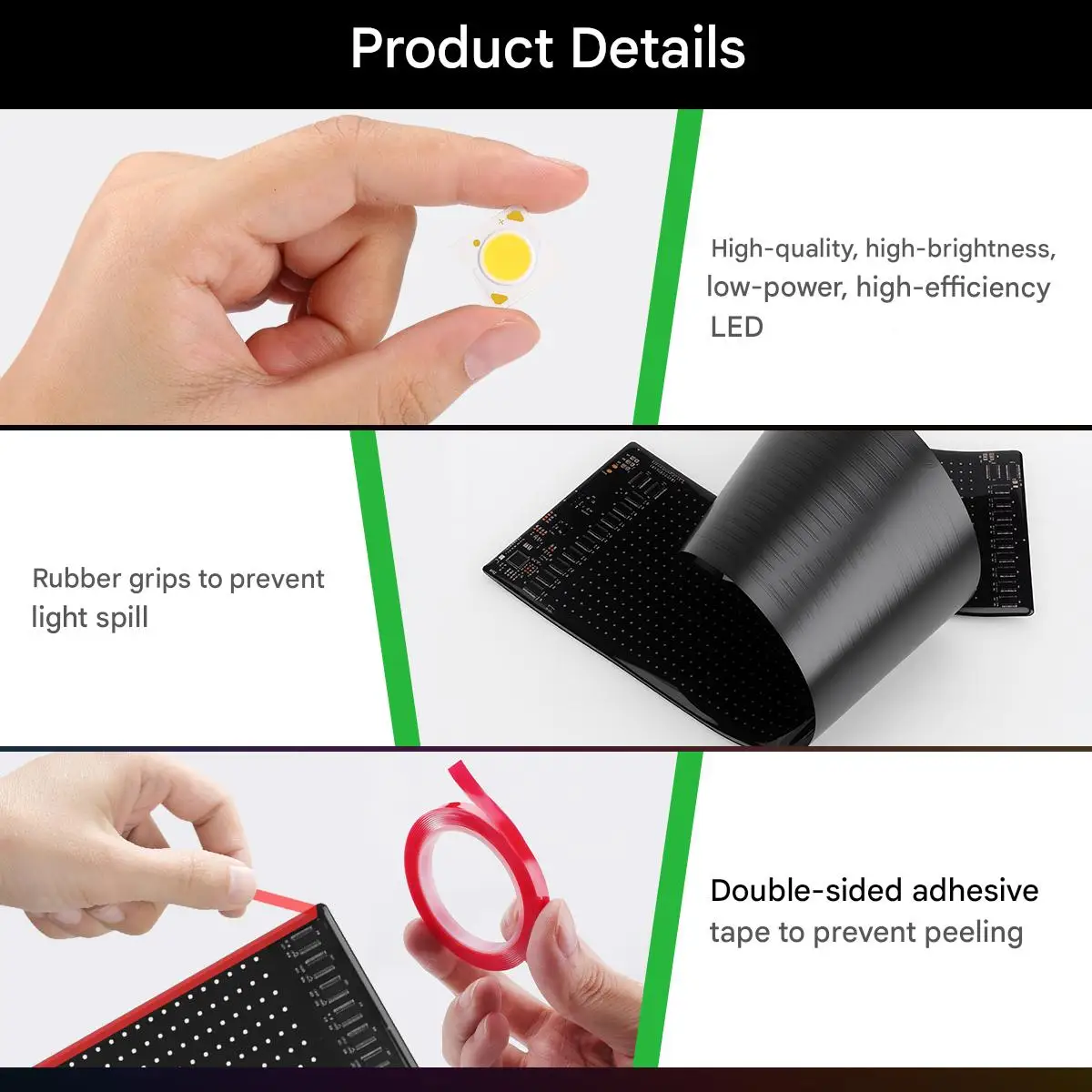 LED لتقوم بها بنفسك مصفوفة بكسل لوحة ضوء USB مخصص النص نمط للبرمجة عرض Led عيون لشاحنة التمرير الإعلان 12x59.5cm