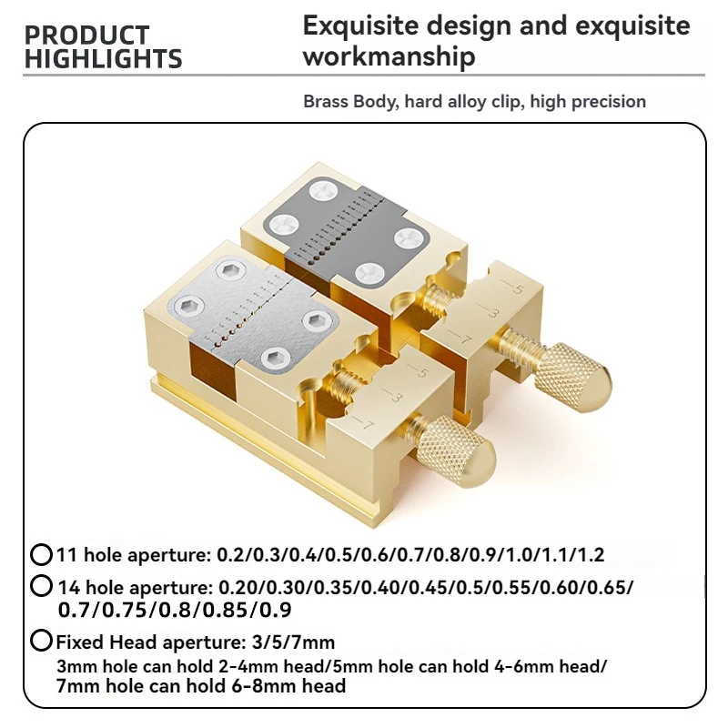 Hand tool Mini vise Watch repair tool multifunctional fixture for fixing watch parts Watch crown watchmaker repairing