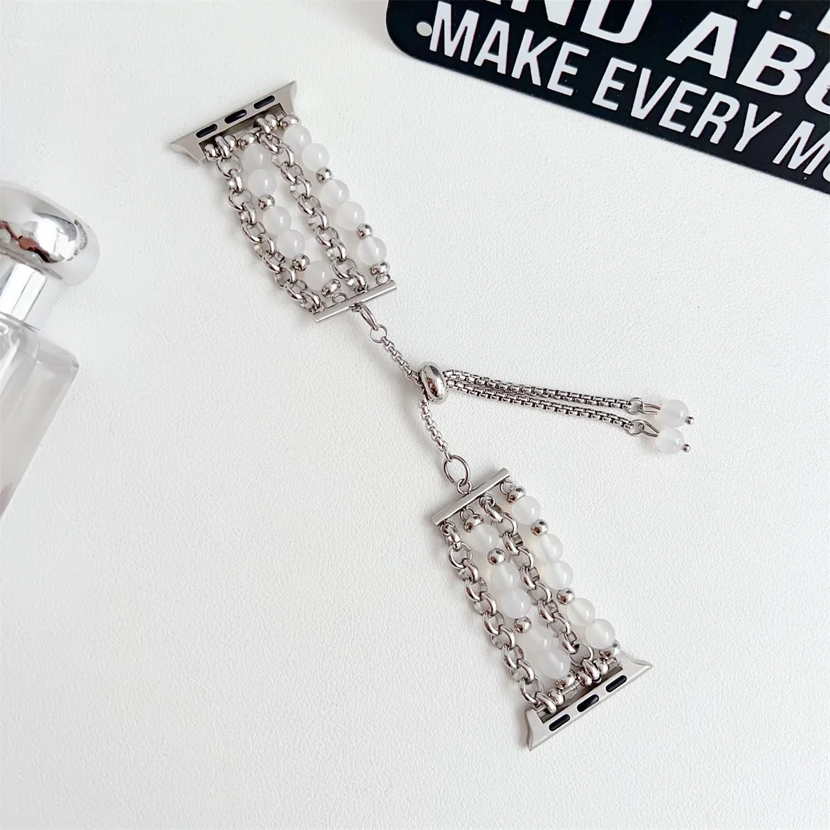 Correa de reloj de acero inoxidable para iWatch Series 10/9/8/7/6/5, correa de reloj de pulsera de moda de 42/44/45/46/49 mm, 38/40/41 mm_voghion.com