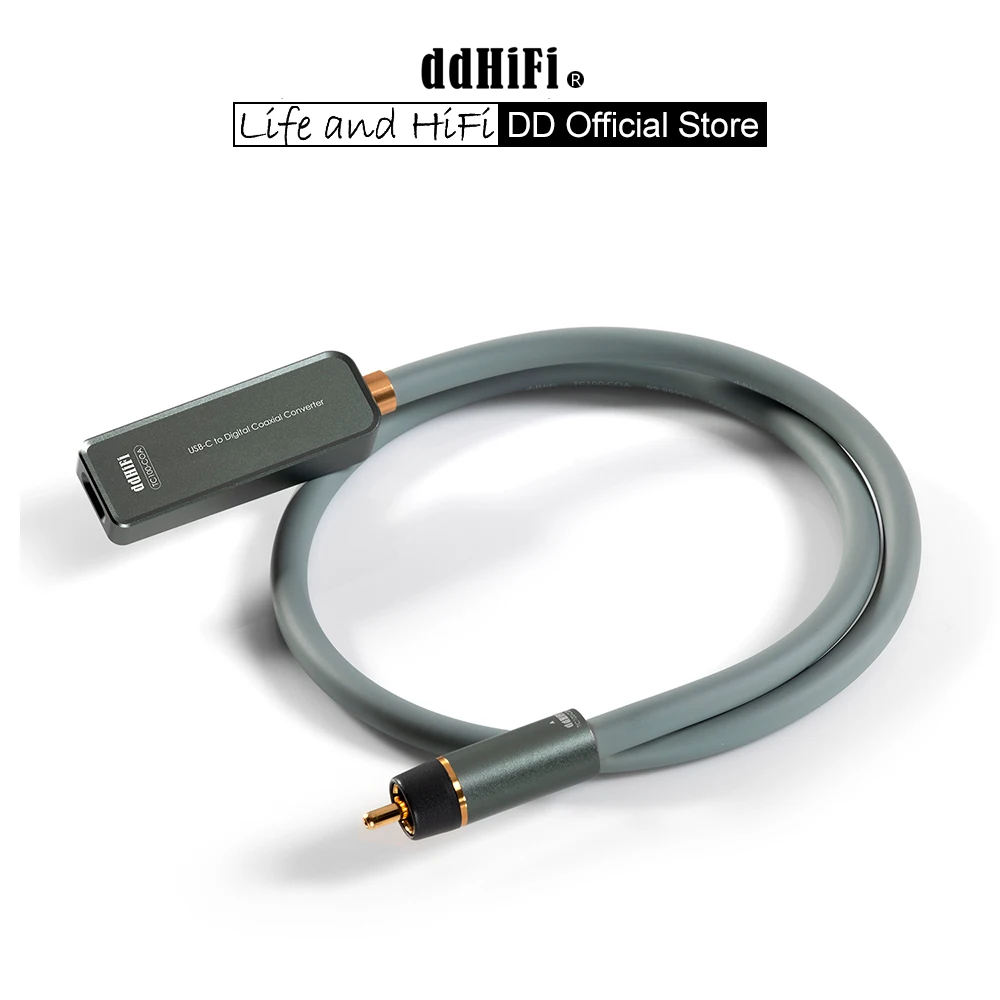 DD ddHiFi TC100-COA USB-C żeński na cyfrowy koncentryczny konwerter Audio RCA