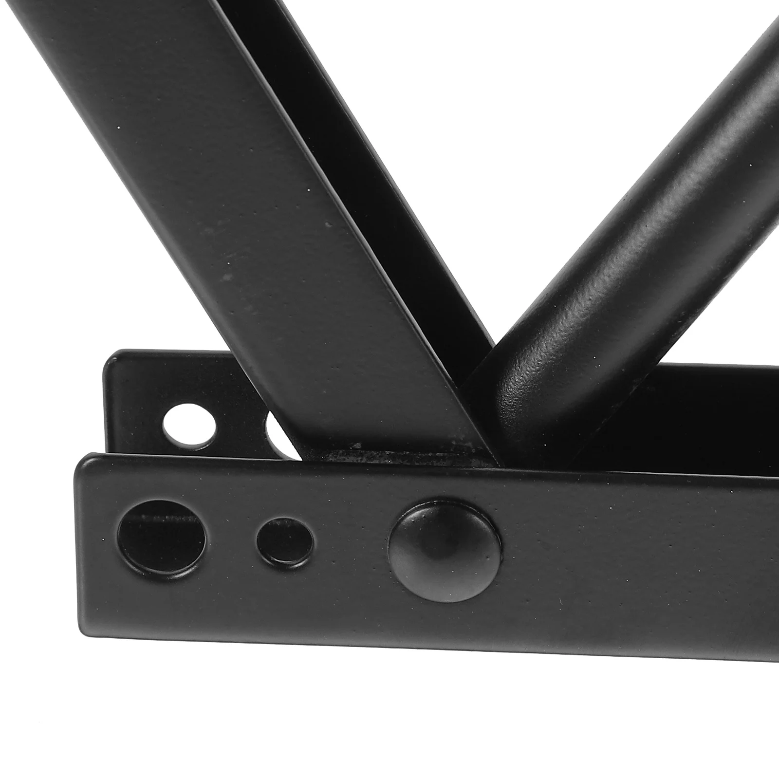 

2Pcs Lift and Up Hinges Spring Loaded Folding Support Durable Iron Tea Table Lift Top Hardware Spring Hinge Drop Down Hinge