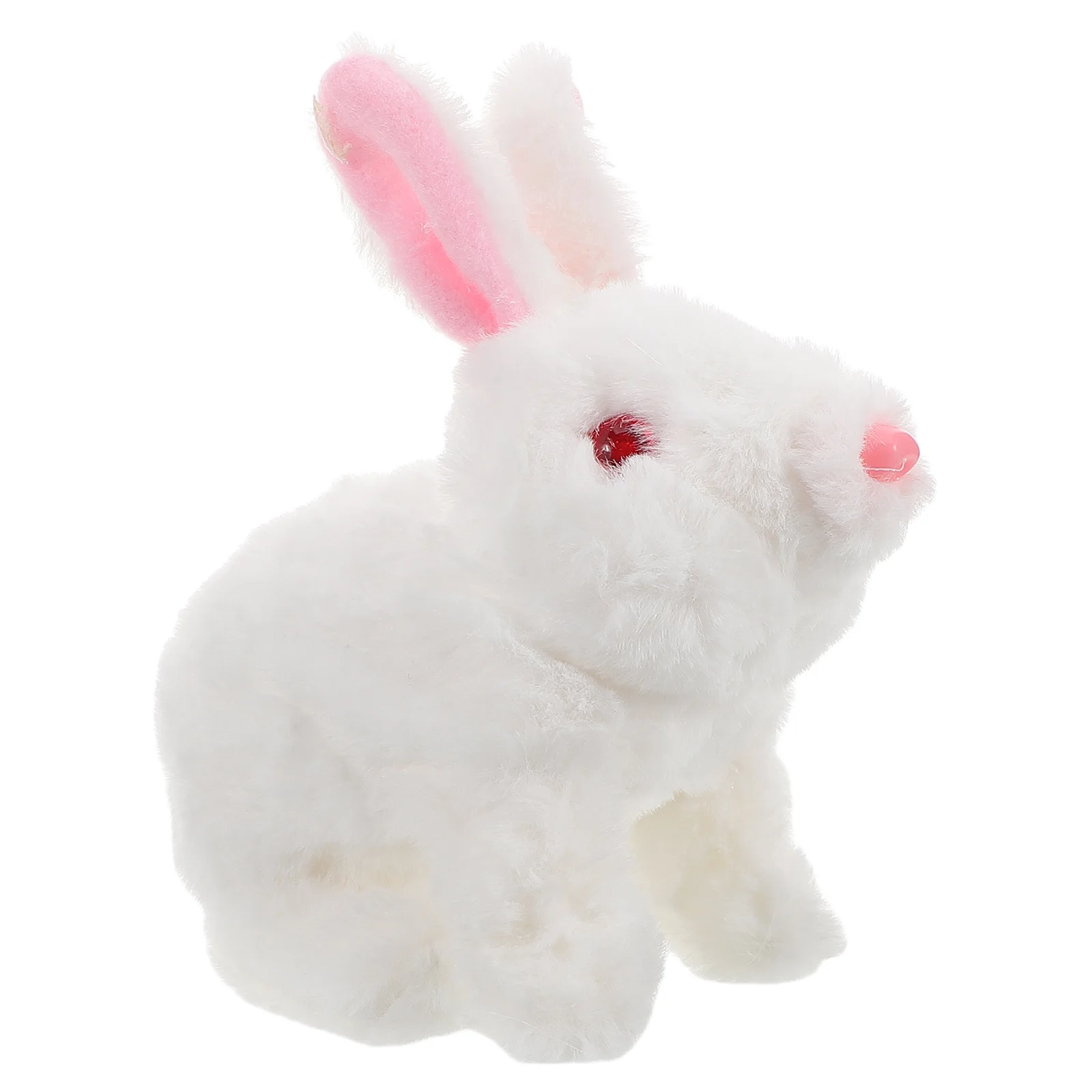 Electric Plush Walking Toy Realistic Electronic Pet Bunny for Kids Adorable Easter Toy Automatic Walking Small