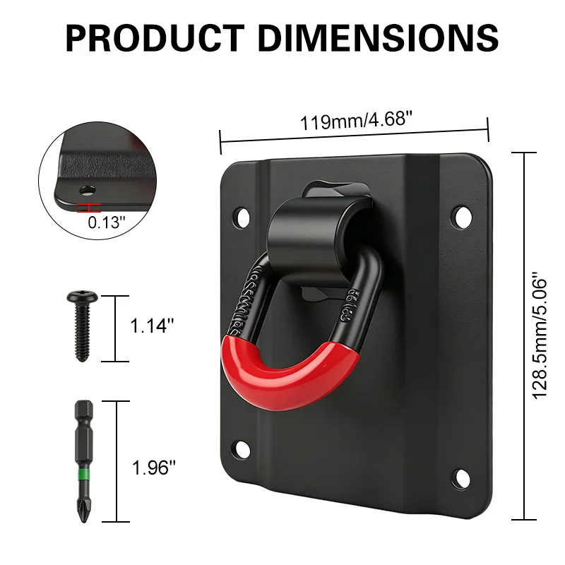 4 Pack Tie Down Anchors for Ford F150 Raptor 2015-2026 F250 F350 F450 F550 2017-2026 Truck Bed Tie Downs Car Accessories view 3