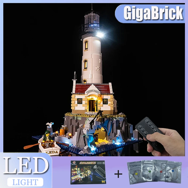 

Новый комплект светодиодных фонарей «сделай сам» для маяка LEGO 21335, только светодиодный светильник, без модели блоков)