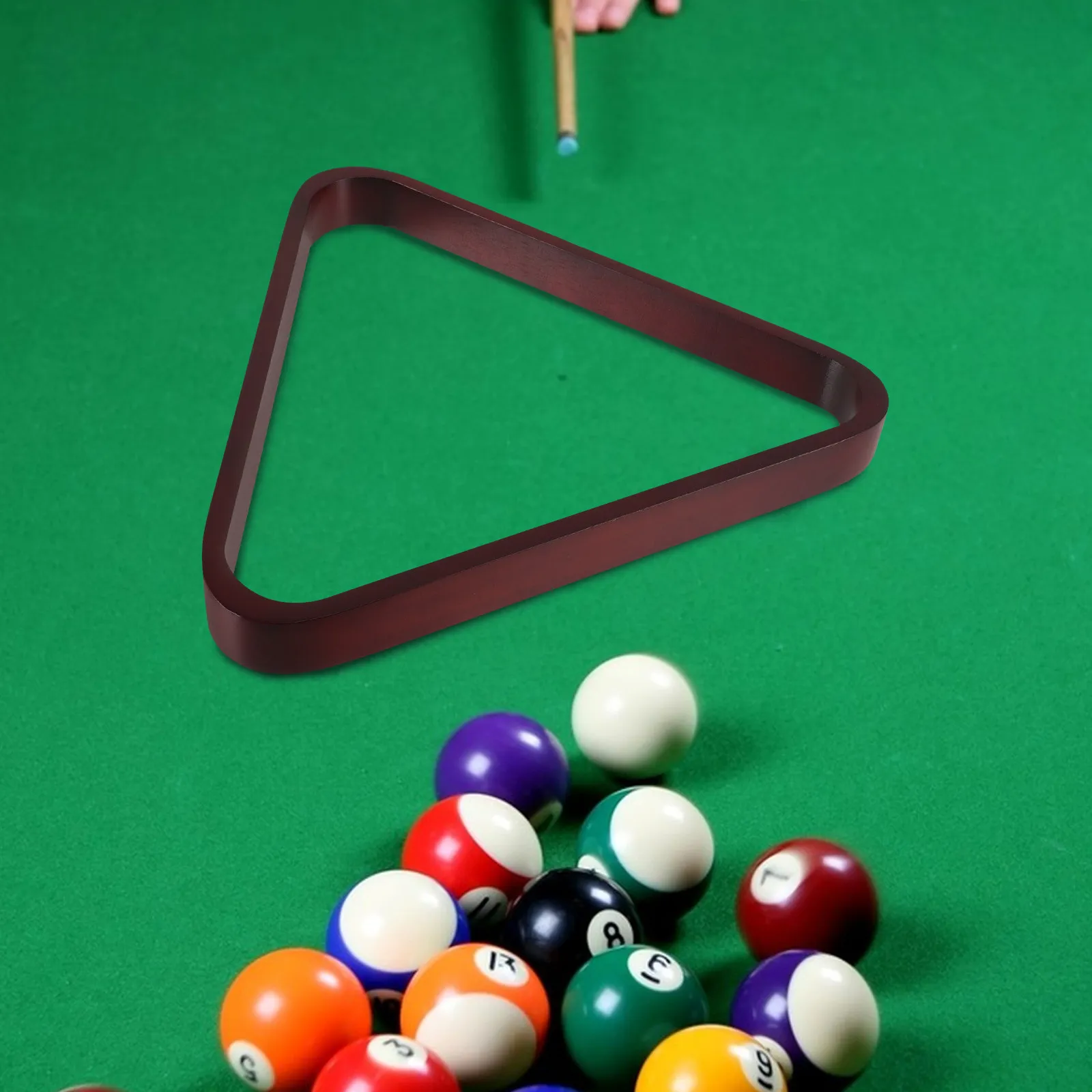Wood Pool Triangle Rack Billiard Triangle Frame Billiards Accessories Pool Table Leveling Kit Home Professional