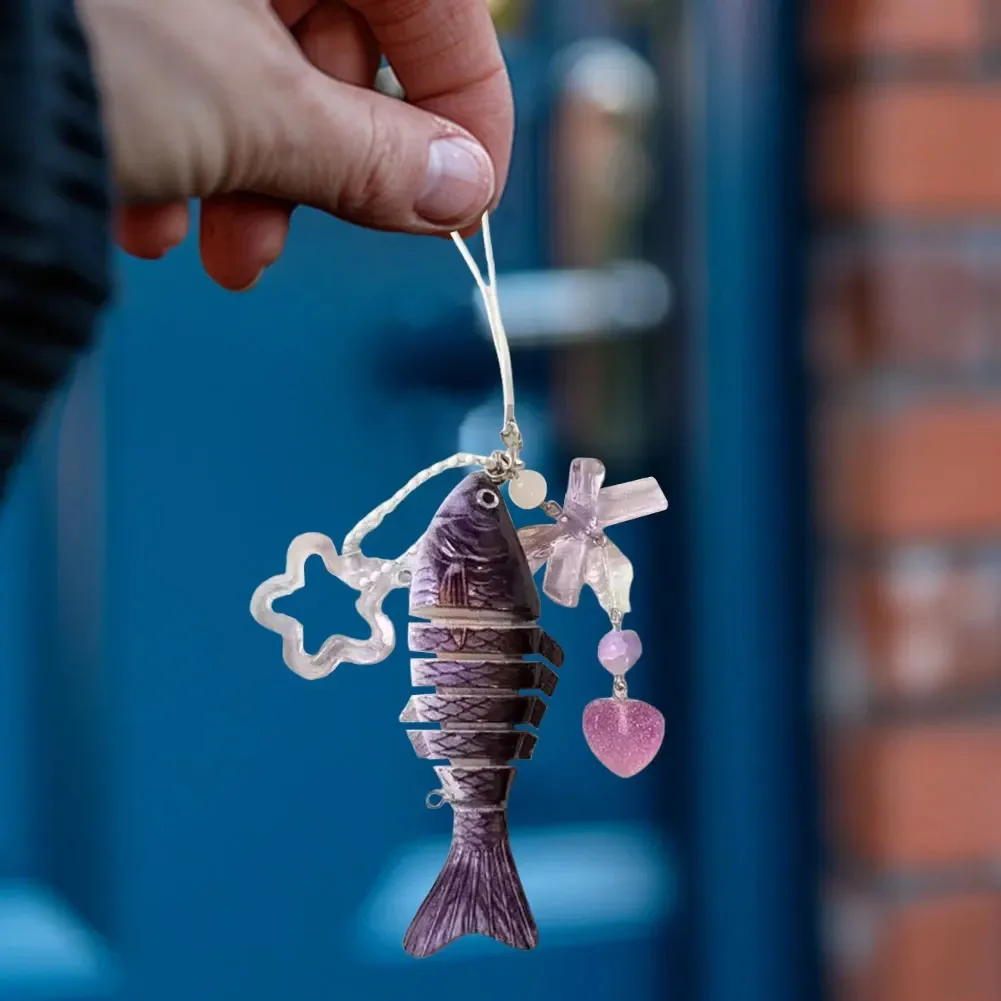 Handmade fish keychains, lovely jewelry image 6
