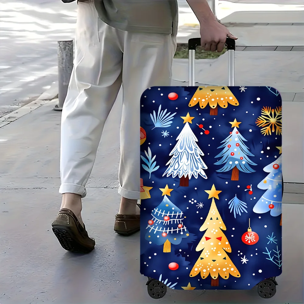 1-unidade-de-capa-para-mala-com-estampa-de-arvore-de-natal-em-estilo-cartoon-para-malas-de-18-a-32-polegadas-acessorio-de-viagem-elastico-e-resistente-a-poeira-para-protecao-eficaz