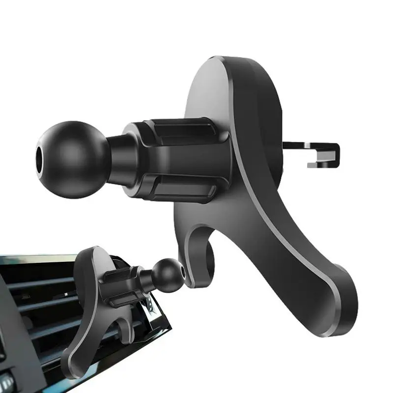 Phone Holder Car Vent 360 Degree Rotatable Wider Spring Clamp Air Vent Cell Phone Mount Hands Free Automobile Cradle Clip