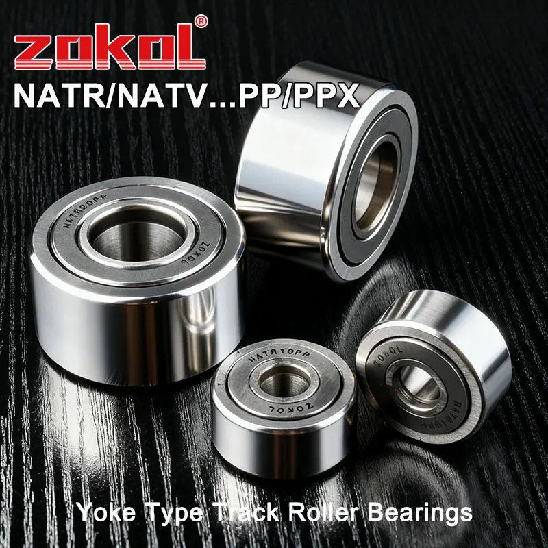 ZOKOL نير نوع المسار بكرات محامل NATR NATV 5 6 8 10 12 15 17 20 25 30 35 40 45 50 PP X أسطواني أسطواني ZOKOL #1