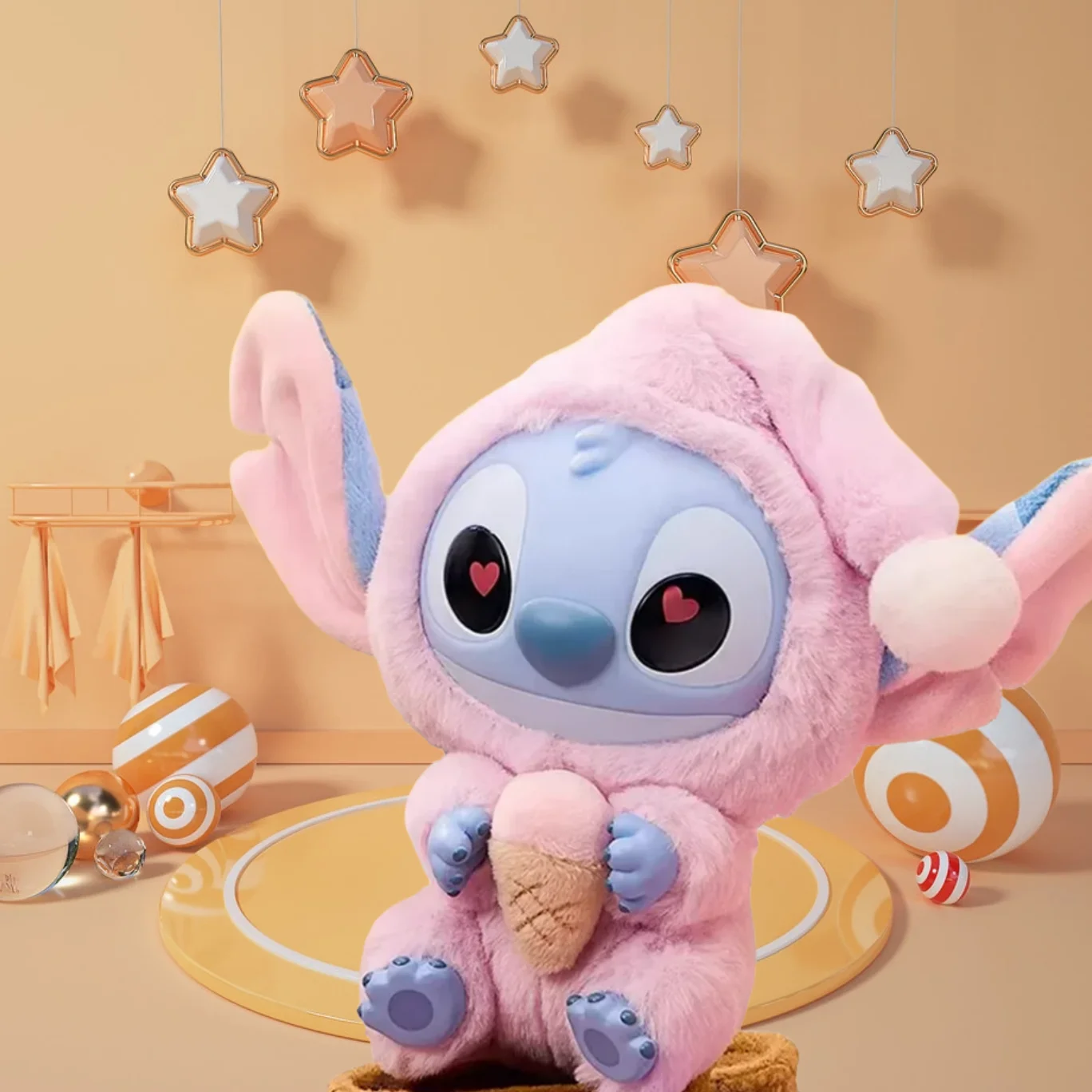 Disney Stitch "Late-Night Bites"-serie – pluche dierenfeest blinde doos speelgoed, schattige pluche poppen, decoratieve geschenken