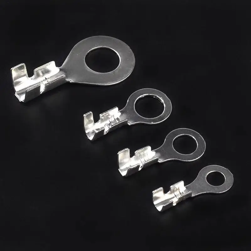 20PCS Lugs DJ431 Cold pressed terminals Terminals copper open nose Bare ends 4.2/3.2 5.2 6.2mm