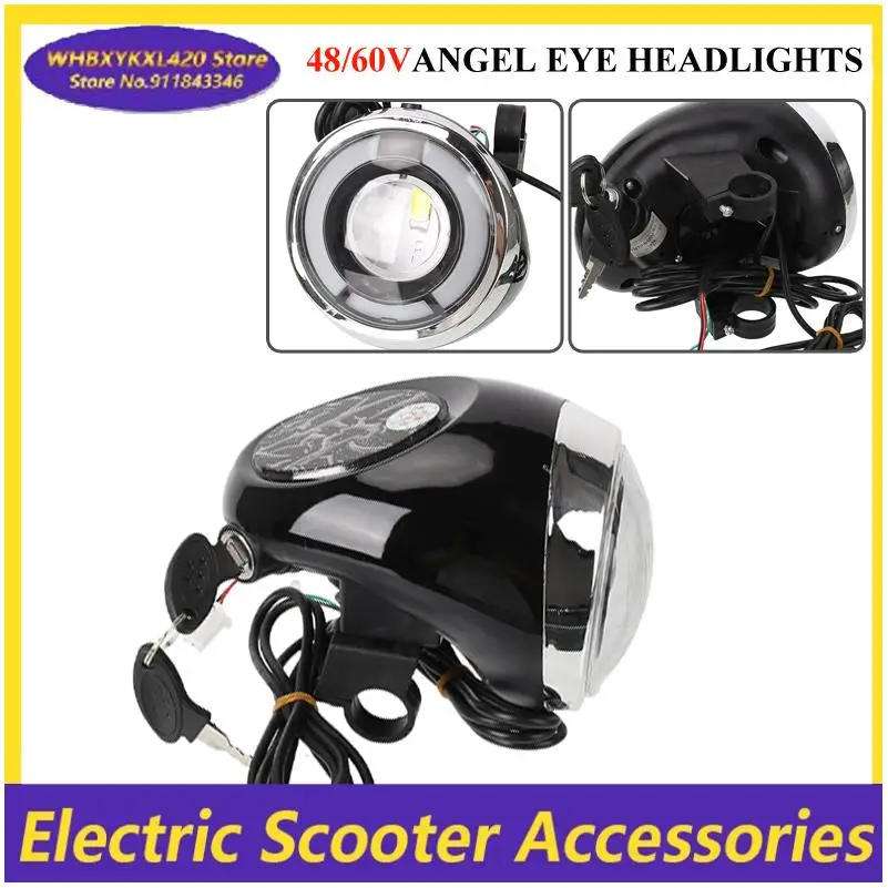 

Высококачественные фары 48/60 В, указатели поворота, задние фонари, ЖК-дисплей, приборная панель для деталей электрического скутера Citycoco