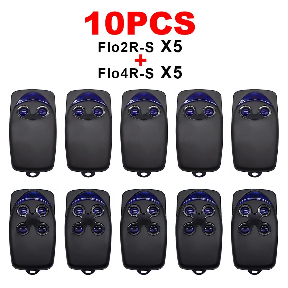 10PCS / 20PCS NICE FLORS FLO2RS FLO4RS Garage Door Remote Control for FLORE FLO2RE FLO4RE ERA INTI 2 INTI2 433MHz Rolling Code