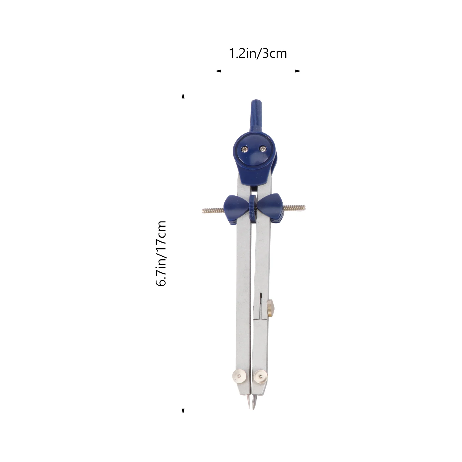 Conjunto de bússola profissional, bússola de desenho de precisão para estudantes, trabalhador de escritório, bússola para geometria