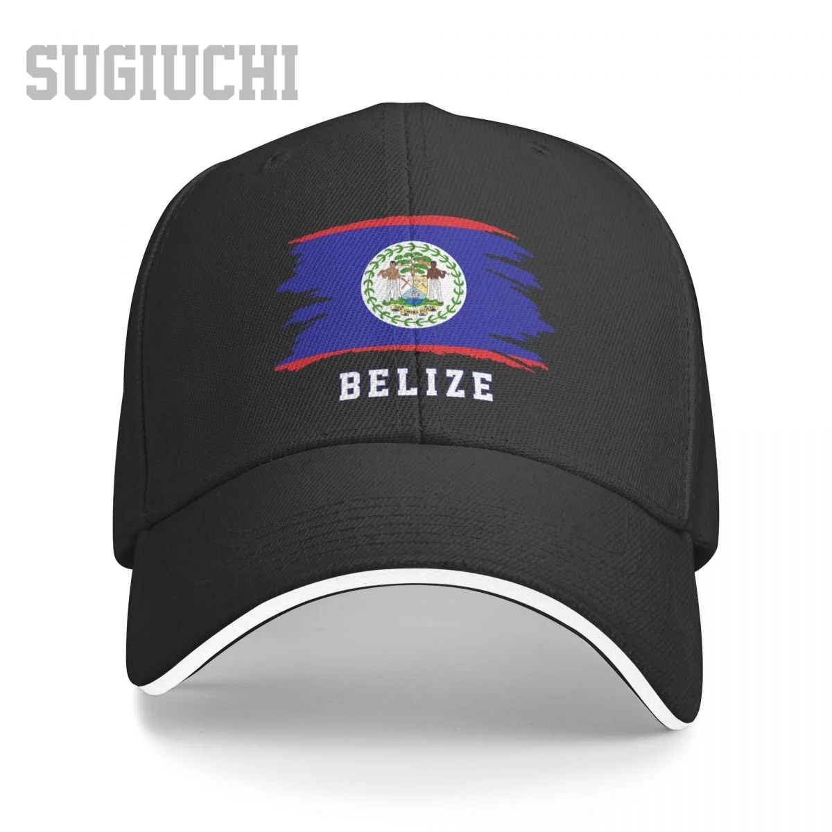 

Unisex Sandwich Belize Flag Belizean Baseball Cap Men Women Hip Hop Caps Snapback Golf Hat Fishing
